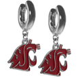 Washington St. Cougars Huggie Hoop Earrings