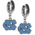 N. Carolina Tar Heels Huggie Hoop Earrings