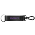 Kansas St. Wildcats Black Strap Key Chain