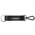 Miami Hurricanes Black Strap Key Chain
