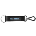 N. Carolina Tar Heels Black Strap Key Chain