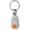 Clemson Tigers Steel Teardop Key Chain