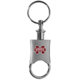 Mississippi St. Bulldogs Key Chain Valet Printed