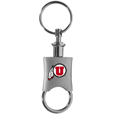 Utah Utes Key Chain Valet Printed