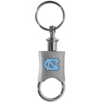 N. Carolina Tar Heels Key Chain Valet Printed