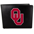 Oklahoma Sooners Leather Bi-fold Wallet, Large Logo