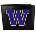 Washington Huskies Leather Bi-fold Wallet, Large Logo