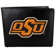 Oklahoma St. Cowboys Leather Bi-fold Wallet, Large Logo