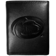 Penn St. Nittany Lions Embossed Leather Tri-fold Wallet