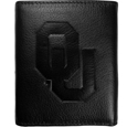 Oklahoma Sooners Embossed Leather Tri-fold Wallet