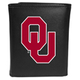 Oklahoma Sooners Leather Tri-fold Wallet, Large Logo