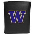 Washington Huskies Leather Tri-fold Wallet, Large Logo