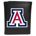 Arizona Wildcats Leather Tri-fold Wallet, Large Logo