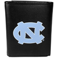 N. Carolina Tar Heels Leather Tri-fold Wallet, Large Logo