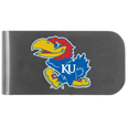 Kansas Jayhawks Logo Bottle Opener Money Clip