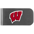 Wisconsin Badgers Logo Bottle Opener Money Clip