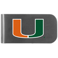 Miami Hurricanes Logo Bottle Opener Money Clip