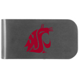 Washington St. Cougars Logo Bottle Opener Money Clip