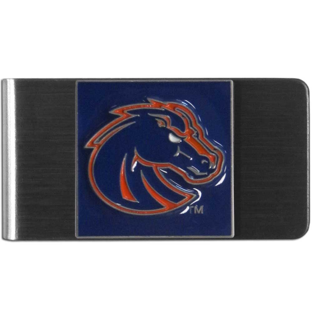 Boise St. Broncos Steel Money Clip    