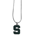 Michigan St. Spartans Snake Chain Necklace