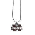 Mississippi St. Bulldogs Snake Chain Necklace