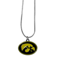 Iowa Hawkeyes Snake Chain Necklace