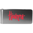 Nebraska Cornhuskers Steel Logo Money Clip