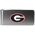Georgia Bulldogs Steel Logo Money Clip