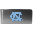 N. Carolina Tar Heels Steel Logo Money Clip