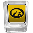Iowa Hawkeyes Square Glass Shot Glass