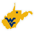 W. Virginia Mountaineers Home State 11 Inch Magnet