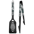 Michigan St. Spartans 2 pc Black Tailgate BBQ Set