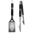 Georgia Bulldogs 2 pc Black Steel Tailgate BBQ Set