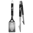 Washington St. Cougars 2 pc Black Steel Tailgate BBQ Set