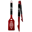Oklahoma Sooners 2 pc Color and Black Tailgate BBQ Set