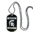 Michigan St. Spartans Tag Necklace