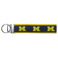 Michigan Wolverines Woven Wristlet Key Chain