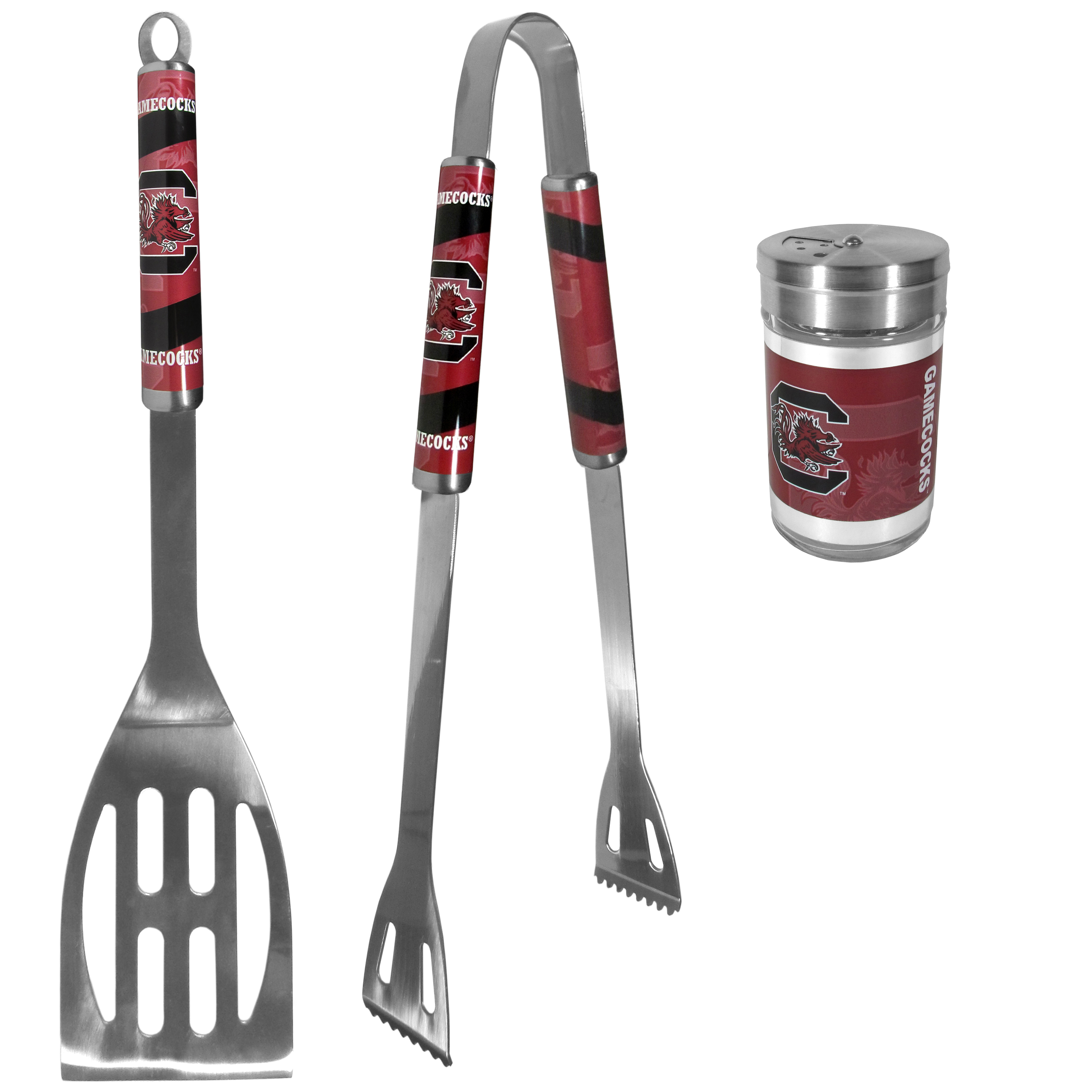 S. Carolina Gamecocks 2pc BBQ Set with Season Shaker    