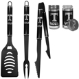 Tennessee Volunteers 3pc Black BBQ Tools w/Shakers