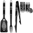 Texas A & M Aggies 3pc Black BBQ Tools w/Shakers