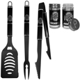 Ohio St. Buckeyes 3pc Black BBQ Tools w/Shakers