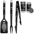 Oregon St. Beavers 3pc Black BBQ Tools w/Shakers