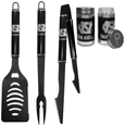 N. Carolina Tar Heels 3pc Black BBQ Tools w/Shakers