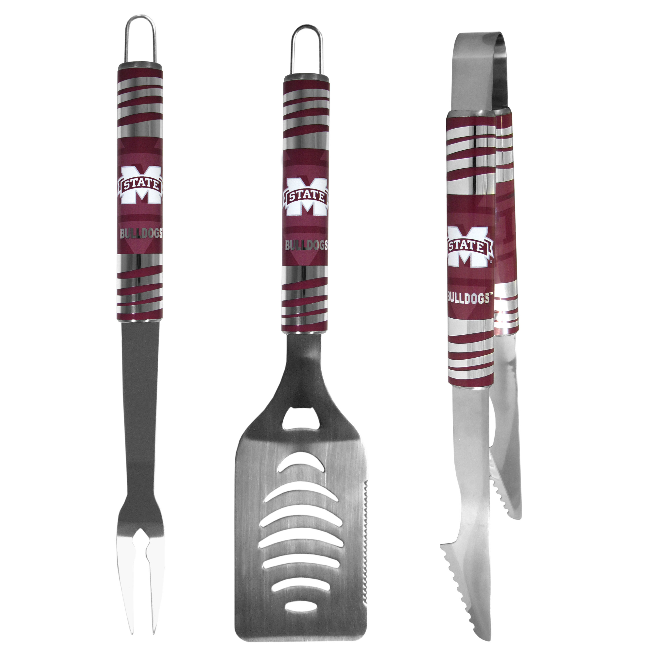 Mississippi St. Bulldogs 3 pc Tailgater BBQ Set    