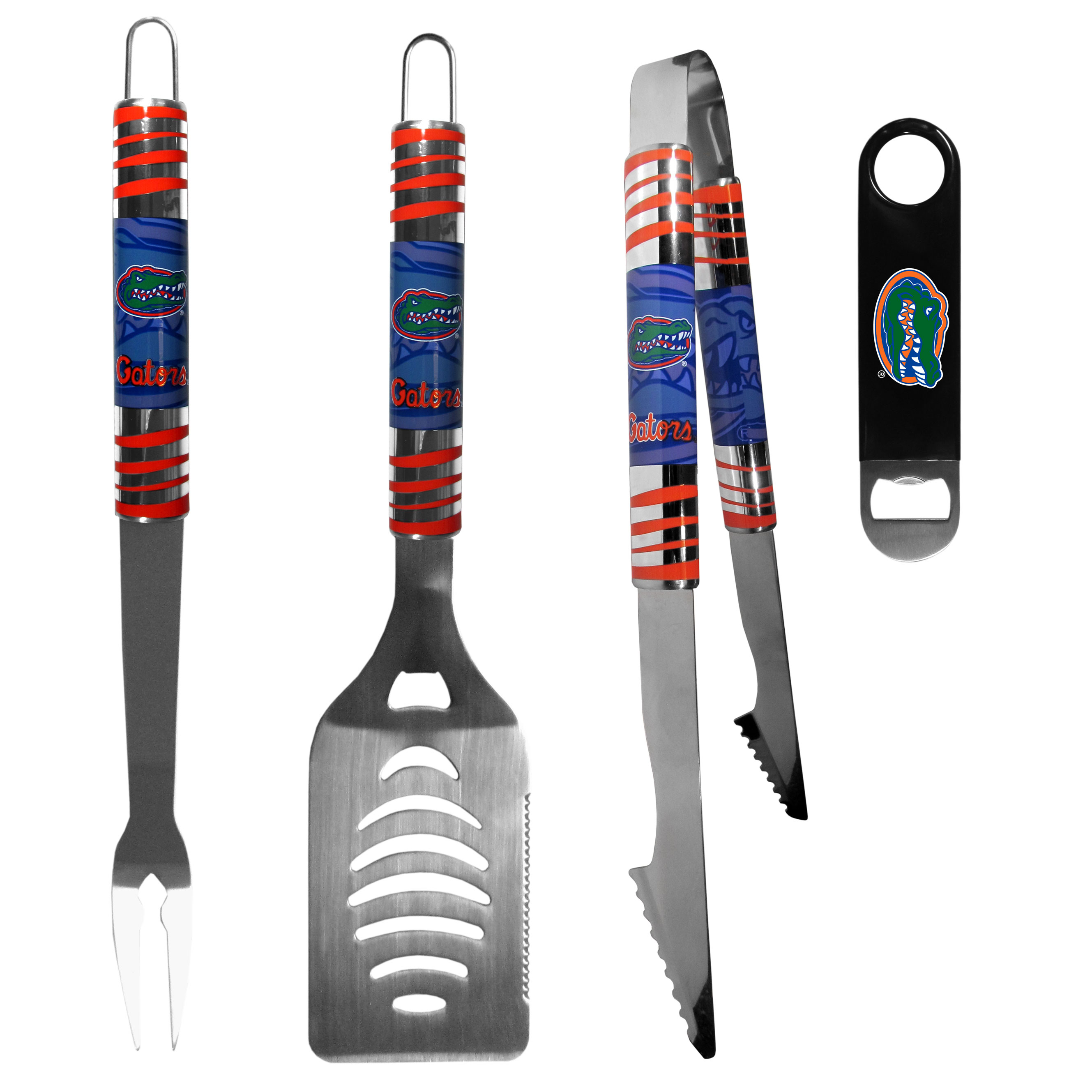 Florida Gators 3 pc BBQ Set and Bottle Opener    