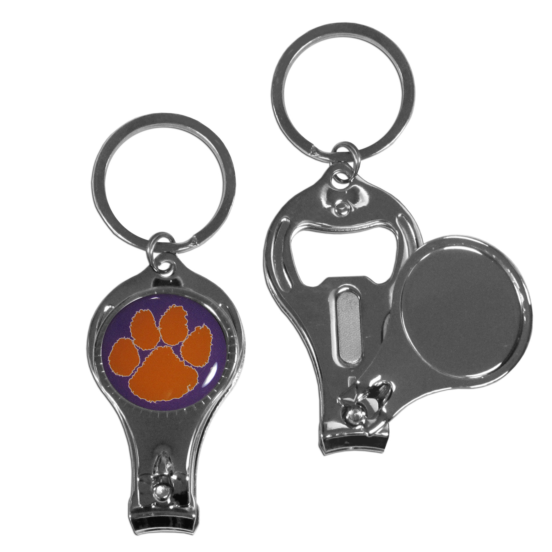 Clemson Tigers Nail Care/Bottle Opener Key Chain    