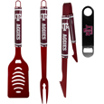 Texas A & M Aggies 3 pc Logo BBQ Tools w/Bottle Opener