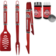 Ohio St. Buckeyes 3 pc Logo BBQ Tools w/