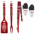 Nebraska Cornhuskers 3 pc Logo BBQ Tools w/Chip Clips