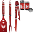 Nebraska Cornhuskers 3 pc Logo BBQ Tools w/